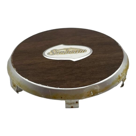 Vintage Sunbeam Mixmaster MMA MMB Emblem Wood Grain Cover Plate Replacement Part - Picture 5 of 5